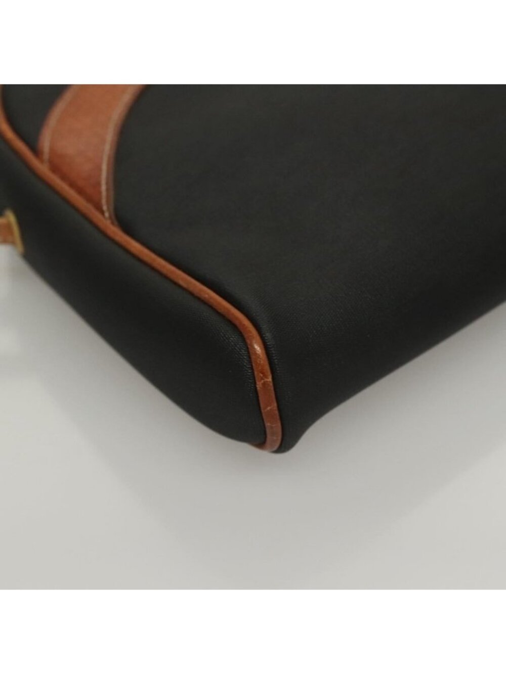 Authentic Christian Dior Shoulder Bag Leather PVC Black Brown - Picture 16 of 16